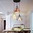 Diamond Shape Hollow 3 Heads Iron Pendant Lamp Restaurant/Teahouse Ceiling Light - 7
