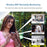 2.4G WiFi Security Camera Rechargeable Indoor Monitoring Camera with Night Vision Motion Detection (App: MTCam HD) - 7