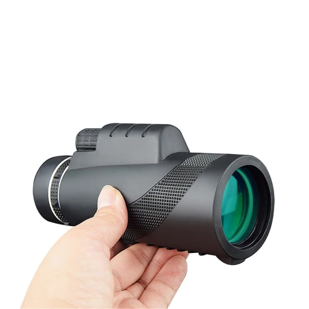 Portable Monoculars Scope 40X60 HD Lens Monocular Telescope with Tripod Phone Clip for for Smartphone Bird Watching Hunting Hiking Fishing - 3