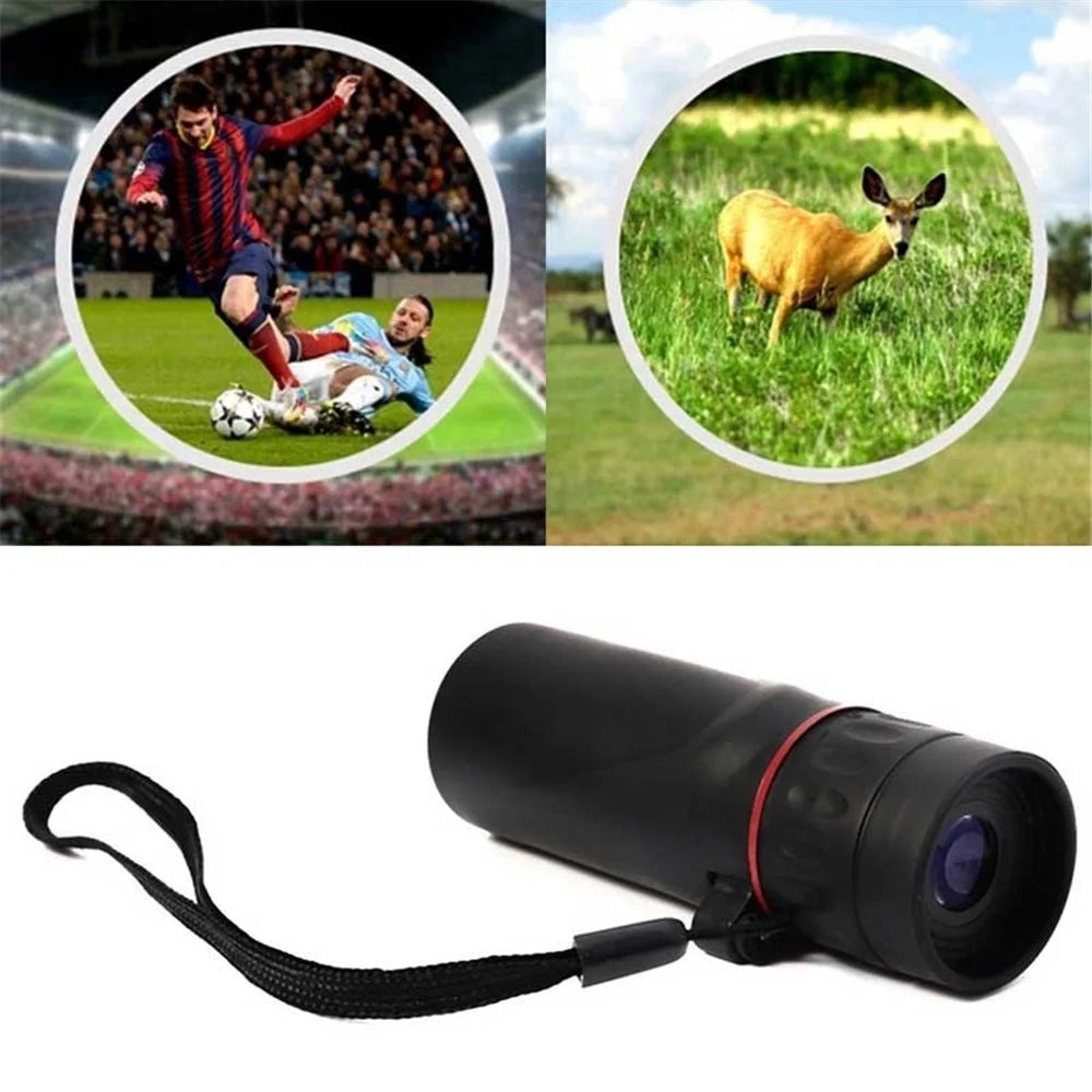 30x25 High Definition Monocular Telescope Waterproof Mini 10X Zoom Scope for Hunting Travel - 1