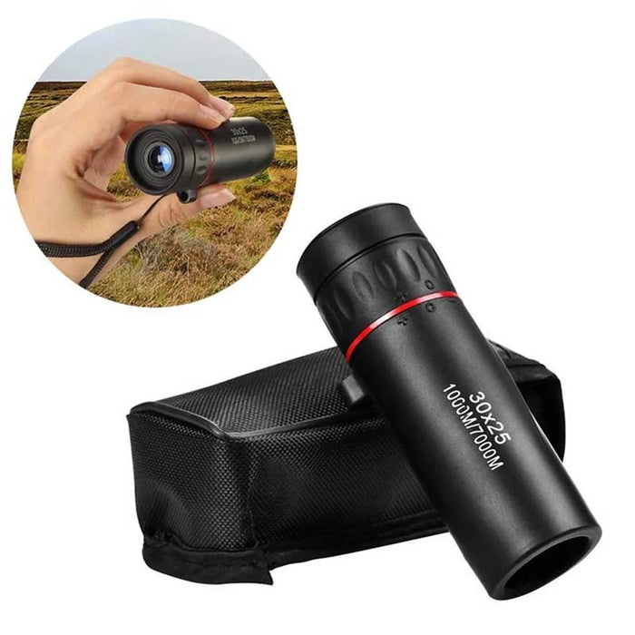 30x25 High Definition Monocular Telescope Waterproof Mini 10X Zoom Scope for Hunting Travel - 5