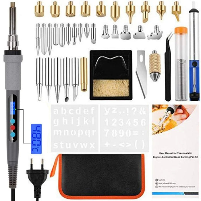 Soldering Iron Set Wood Burning Tool Engraver Tool Set - 1