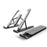 Foldable Laptop Stand Non-slip Desktop Notebook Holder Laptop Stand for Macbook Pro Air iPad Cooling Bracket - Black - 1