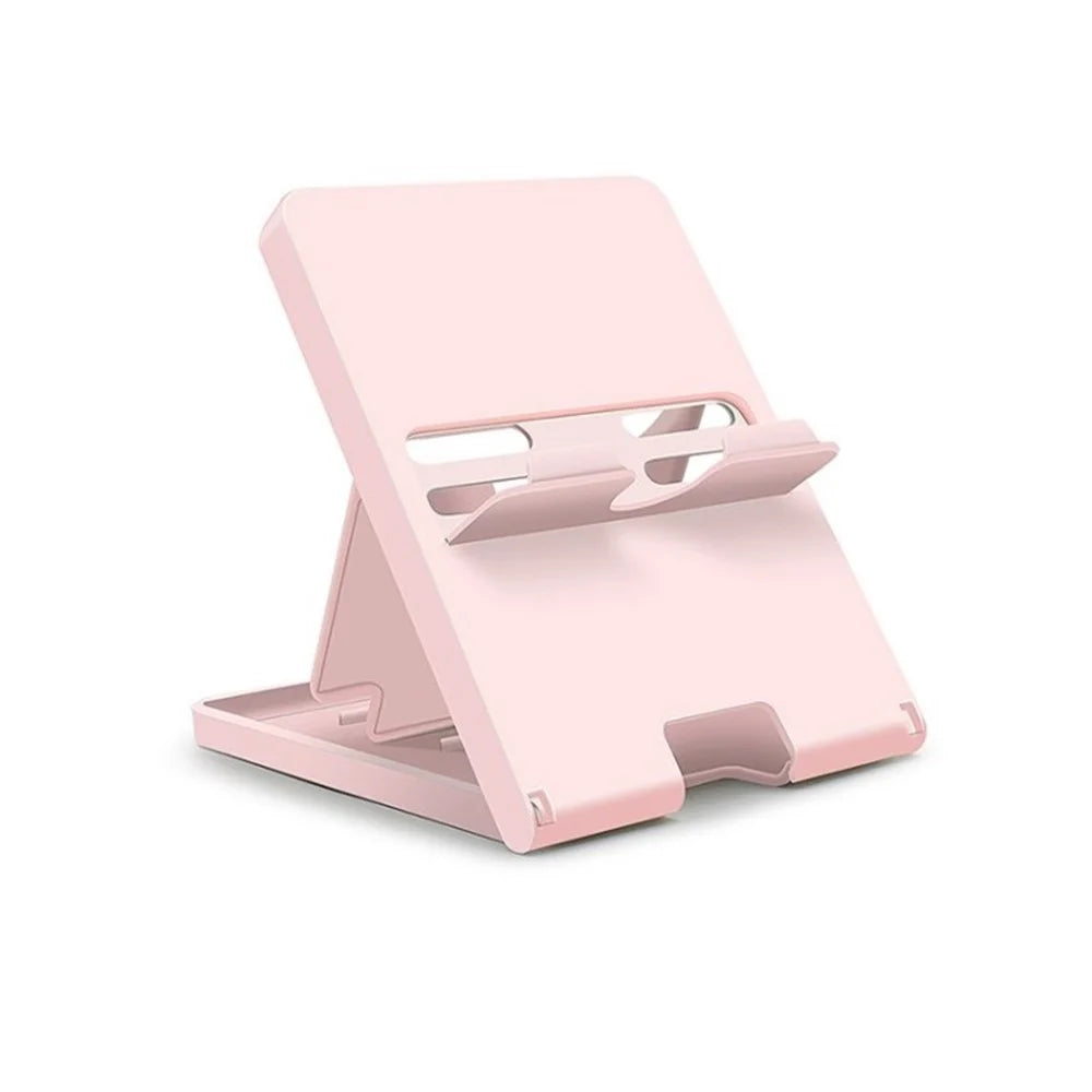For Nintendo Switch / Lite Universal Host Portable Stand Holder Adjustable Folding Support Frame - Pink - 1