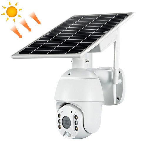 Outdoor Solar IP CCTV Camera 1080P HD Waterproof WiFi Wireless Remote Alarm PTZ Camera - 1
