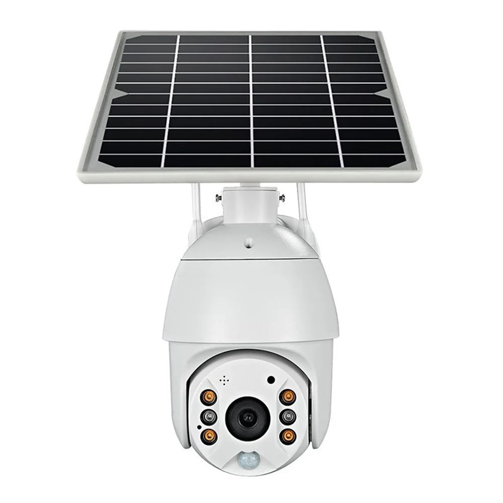 Outdoor Solar IP CCTV Camera 1080P HD Waterproof WiFi Wireless Remote Alarm PTZ Camera - 2