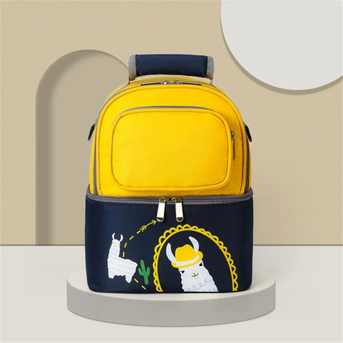 Insulation Bag Mummy Maternity Bag Baby Bottle Bag Backpack - D - 1