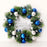 Xmas Garland 30cm/40cm/50cm Merry Christmas Tree Wreath Wall Door Hanging Pendant - Blue+White/30cm - 1