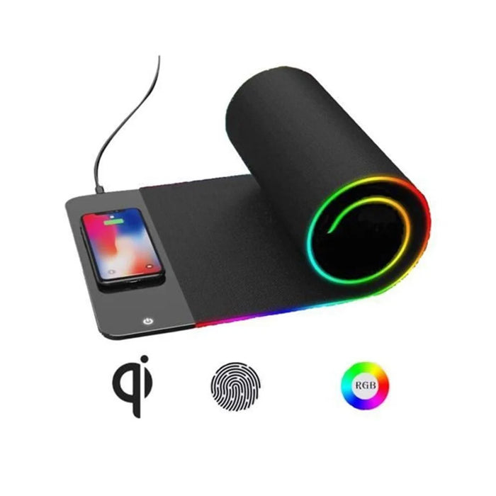 3 in 1 10W Qi Wireless Charging Mouse Pad Universal Fast Charge Multifunctional For Gaming / Office Desk - 1