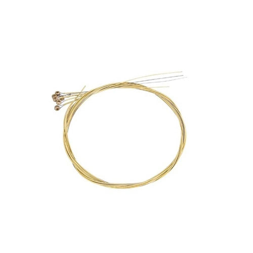 6Pcs/Set Quality Guitar Strings Replacement for Acoustic Guitar - Gold - 1
