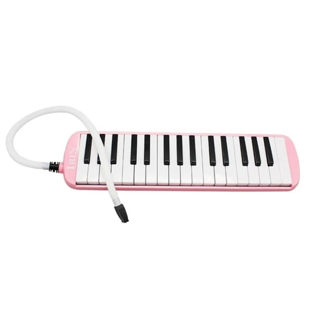 32-Key Melodica with Mouthpiece and Hose & Bag for Beginners Professionals - Pink - 1