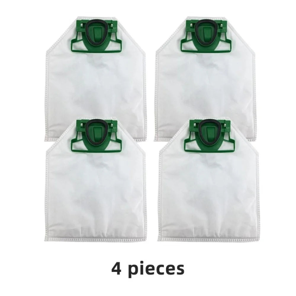 4Pcs Dust Bags Filter for Folletto Vorwerk Kobold VK200 FP200 Vacuum Cleaner - 1