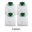 4Pcs Dust Bags Filter for Folletto Vorwerk Kobold VK200 FP200 Vacuum Cleaner - 1