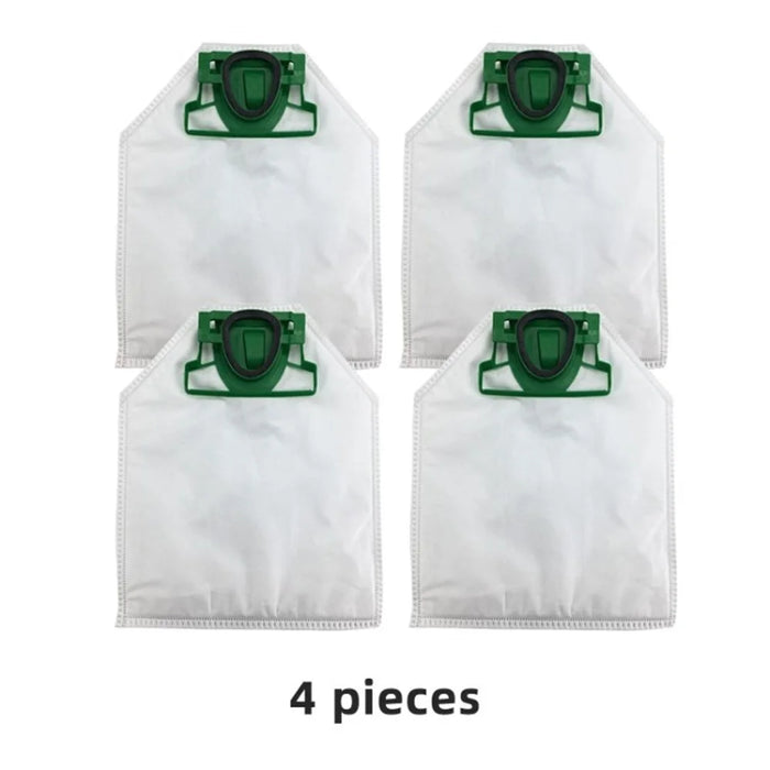 4Pcs Dust Bags Filter for Folletto Vorwerk Kobold VK200 FP200 Vacuum Cleaner - 1