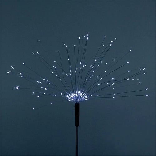 Solar LED Starry Light 2 Modes Christmas Lawn Firework Light - White/2 meters 90 lights - 1