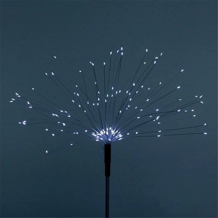 Solar LED Starry Light 2 Modes Christmas Lawn Firework Light - White/2 meters 90 lights - 1