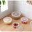 4PCS / Set Airtight Food Storage Box Fruit Flour Container - Transparent / Round Shape - 1