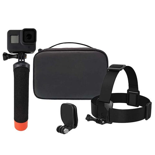 For GoPro Camera Accessory Adventure Kit (All GoPro Cameras) Diving Buoyancy Selfie Stick Case Bag Set - 1