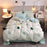 Plant Series Bed Linens Duvet Cover Set with Pillowcase - Ginkgo leaf/2.0m 4Pcs/Set - 1
