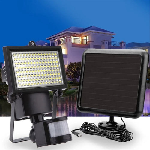 120-LED Solar Lamp Wall Light Motion Sensor Light for Garden Patio Yard Deck - 1