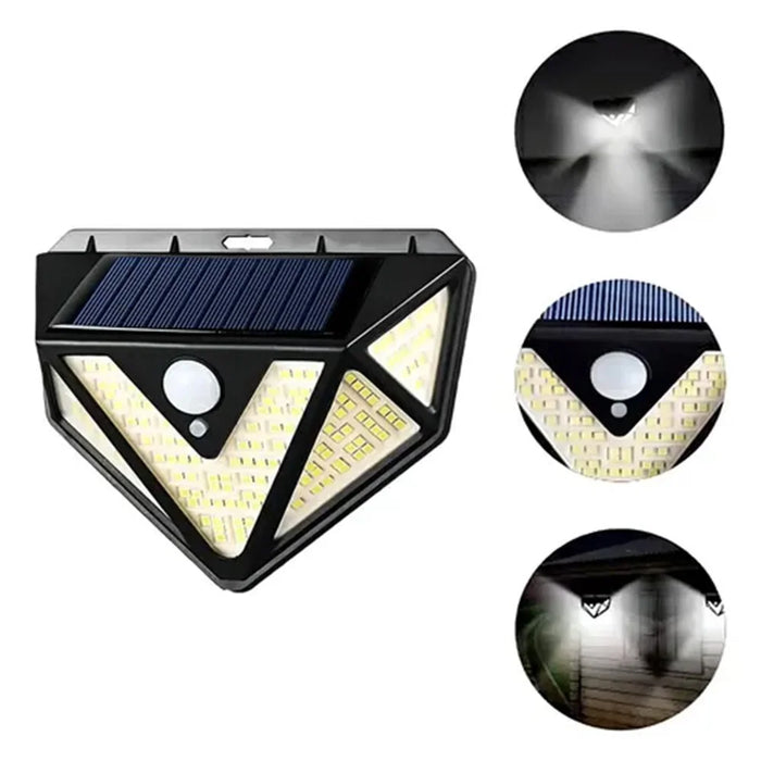 166-LED Solar Light Motion Sensor Lights Wireless  Waterproof Outdoor Light - 2