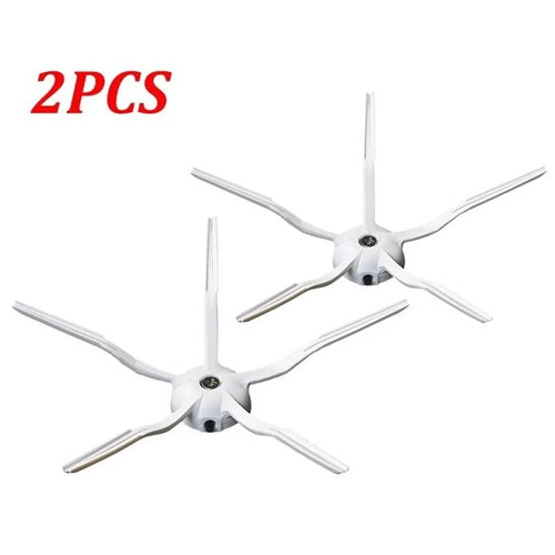 2Pcs / Set For Roborock S50 / S55 / S5 Max / S6 / S8 Side Brushes Replacement Parts - White - 1