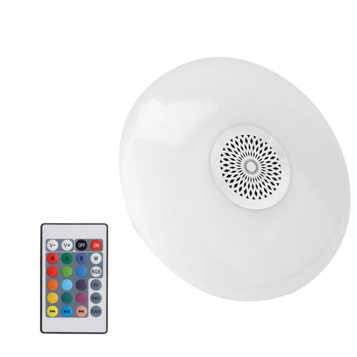 Smart RGB Lamp Bluetooth-compatible Music UFO Bulb E27 Remote Control AC 85 - 260V 20W UFO Audio Light - 1