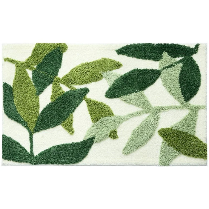 Microfiber Water Absorption Bath Rug Tower Non Slip Door Mat Bathroom Doormat - Light dance//50*80cm - 3