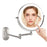 LED Light Vanity Makeup Mirror 10X Magnification Double Sided Rotatable 8 inch Wall Mounted Round Mirror - 1