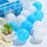 100Pcs 5.5cm Ocean Ball Kids Pool Pit Balls for Birthday Parties Events - Blue + White - 1