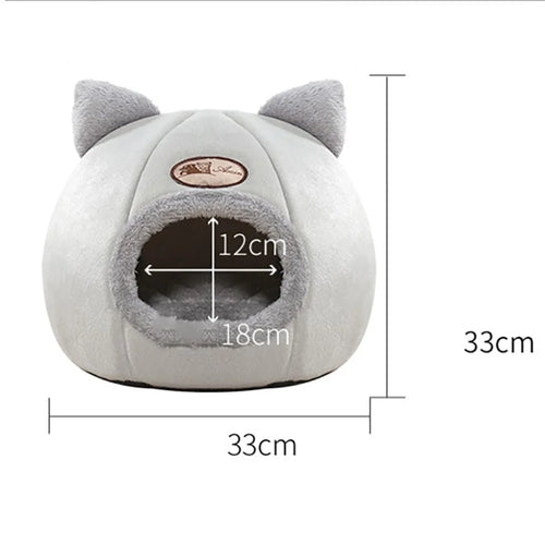 Cat Bed House Warm Pet Nest Dog House - M - 1