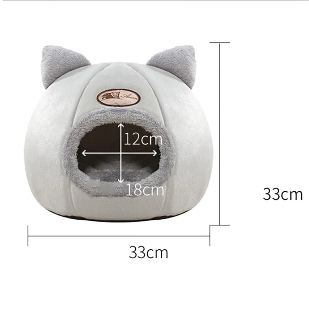 Cat Bed House Warm Pet Nest Dog House - M - 1