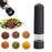 Automatic Salt Pepper Mill Electric Herb Pepper Spice Grinder - Black - 1