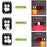 Safety Warning Bike Tail Lights USB Rechargeable LED Mini Bicycle Rear Turn Signal Lights with Remote Control - 4