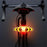 Safety Warning Bike Tail Lights USB Rechargeable LED Mini Bicycle Rear Turn Signal Lights with Remote Control - 5