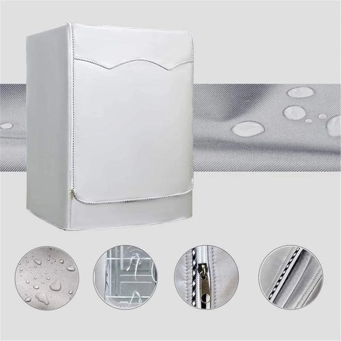Washer Dryer Cover Washing Machine Cover Dust-proof Moderately Sunscreen - 3