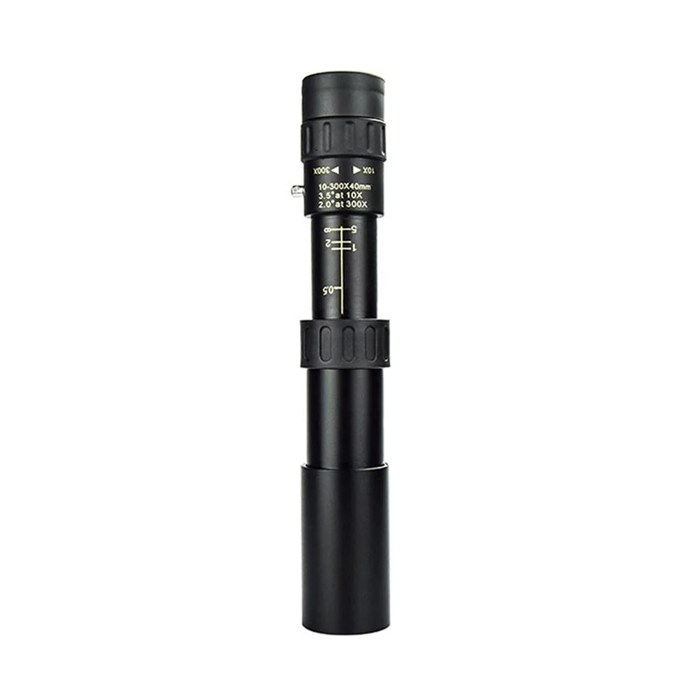 10-300x40mm Super Telephoto Zoom Monocular Telescope with Tripod & Clip - Telescope - 1