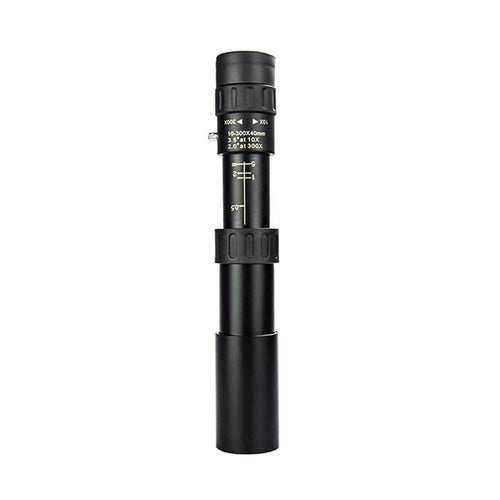 10-300x40mm Super Telephoto Zoom Monocular Telescope with Tripod & Clip - Telescope - 1