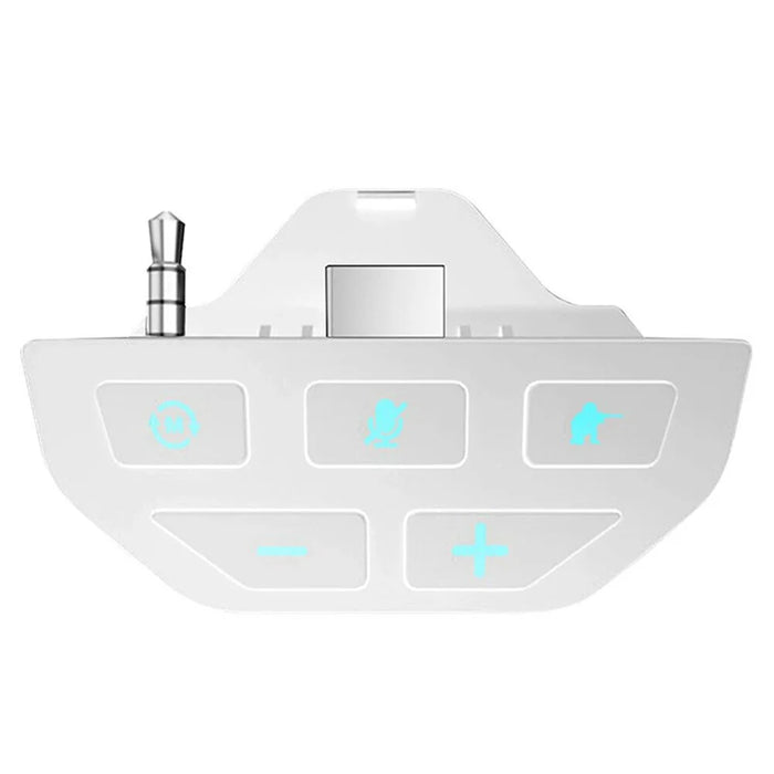 For Xbox One Controller Sound Enhancer Zamia Stereo Dongle Stereo Headset Audio Adapter - White - 1