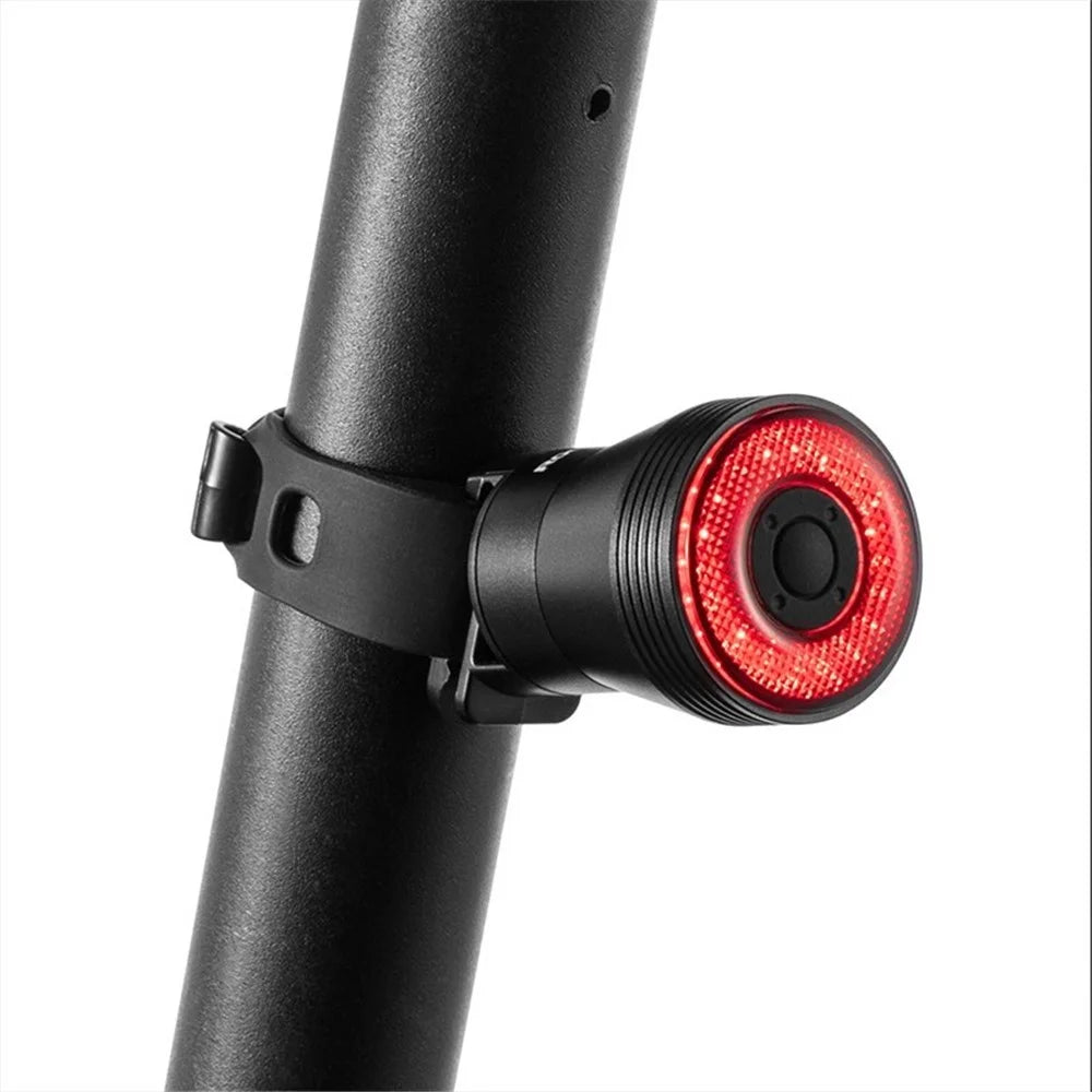 ROCKBROS Q5 Dual Bracket Smart Bicycle Brake Light Bike Taillight Sensor Auto Waterproof LED Cycling Light Bike Rear Light - Black - 1