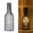 Iron Hollow Table Lamps Warm Light Lantern Bedside Desk Light for Home Decor - Wine Bottle - 1