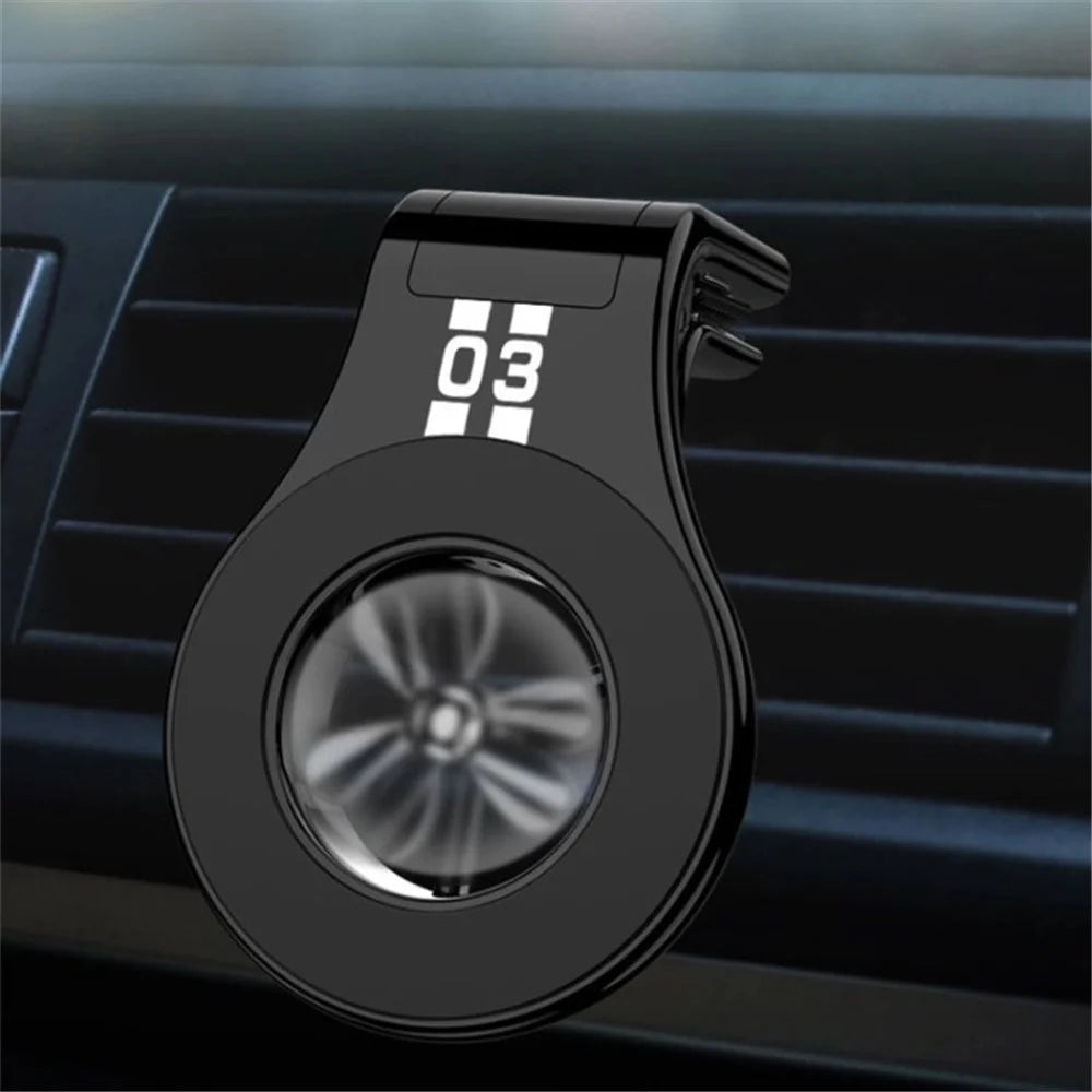 2 in 1 Magnetic Car Phone Mount Holder Bracket Multifunctional Aromatherapy - Black - 1