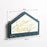 Wood Plank Key Holder Coat Hanger Bedroom  Door Room Decorative Rack - House 7 Hooks - 1