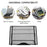 Laptop Stand 34x29.5cm Aluminum Alloy Adjustable Notebook Riser Ergonomic Laptops Elevator - Black - 3