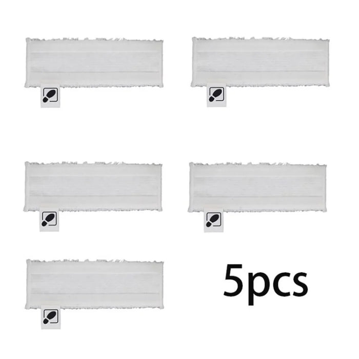5Pcs Cleaning Mop Cleaner Pads for Karcher EasyFix SC2 / SC3 / SC4 / SC5 - White - 1