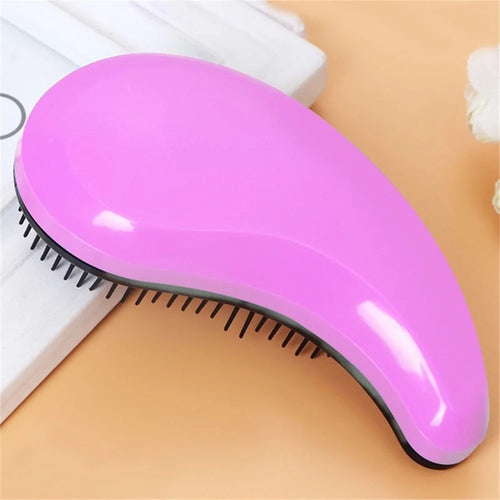 Detangling Hair Comb Hair Anti-static Comb  -  Pink - 1