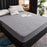 Waterproof Mattress Protector Quilted Fitted Sheet Moisture Dust Proof For Home Use - Light Grey / 150x200cm - 1