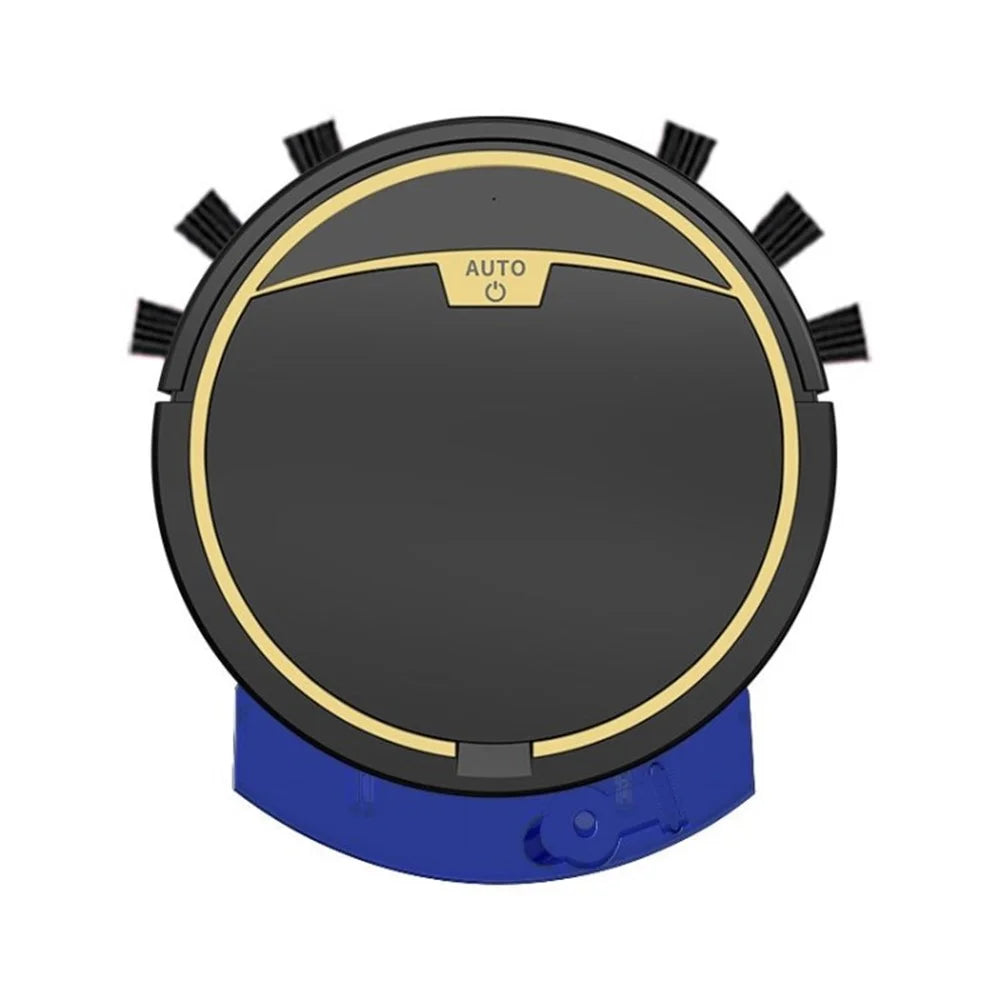 2800Pa Robot Vacuum Cleaner Wet/Dry Mop 150ml Water Tank Remote Timing Anti-drop Sweeping Robot RS300 - Black - 1