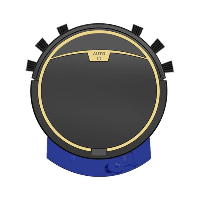 2800Pa Robot Vacuum Cleaner Wet/Dry Mop 150ml Water Tank Remote Timing Anti-drop Sweeping Robot RS300 - Black - 1