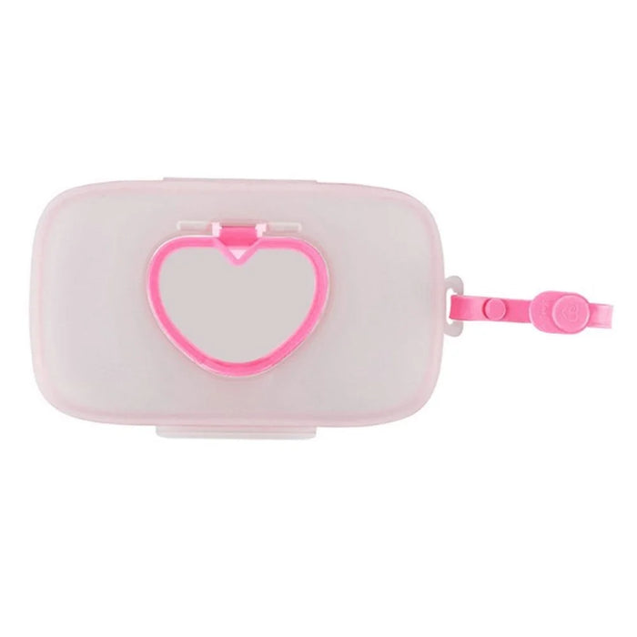 Wipe Dispenser Container Baby Wet Wipe Holder Face Mask Box - Pink - 5